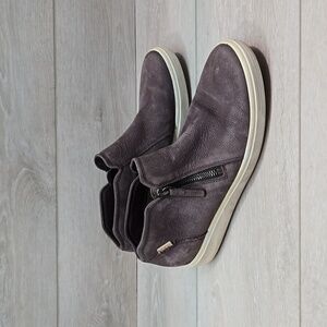 Ecco Womens Ankle Leather Boots Sneakers shoes sz 9